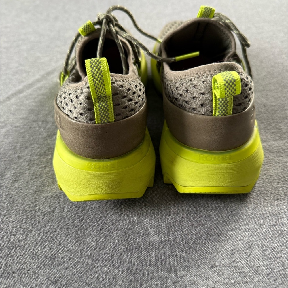 Sorel Women's Athletic Shoes in Gray and Neon Yellow - Picture 2 of 8
